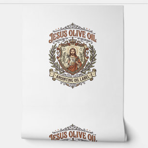 Jesus Olivenöl Salböl Etikett Jesus Olivenöl Tapete