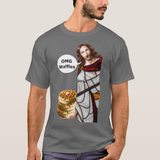 Jesus OMG Waffeln T-Shirt