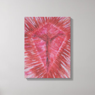 Jesus on the Cross (30.48 x 40.64cm, 12" x 16") Leinwanddruck