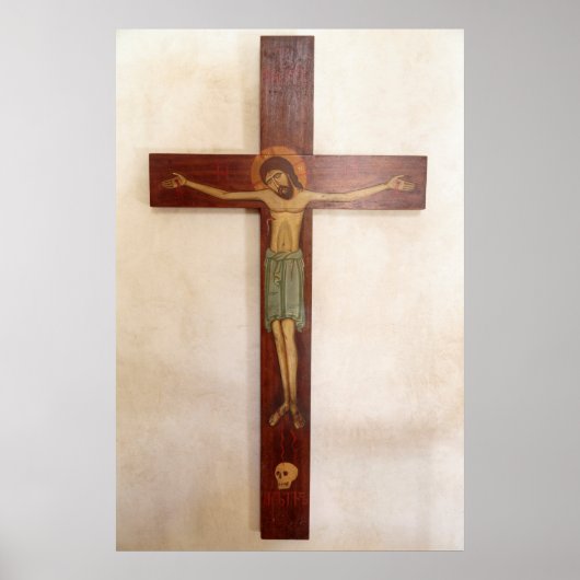 Jesus On The Cross Art Poster (Vorne)