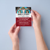 Jesus on the Cross, Christian Bible Class Advert Flyer (Gruppe)