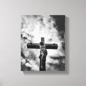 Jesus on the Cross – Faith and Redemption Canvas Leinwanddruck (Vorderseite)