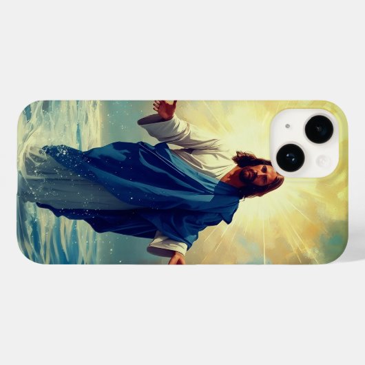Jesus On Water iPhone / iPad Gehäuse Case-Mate iPhone Hülle (Rückseite (Horizontal))