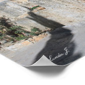 Jesus Open Tomb Israel Canvas Print Poster (Ecke)