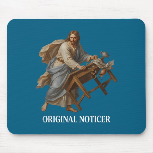 Jesus Originaler Beobachter  Mousepad (Vorne)