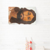 Jesus Originalgemälde-Druckkarte. Banner (InSitu)
