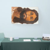 Jesus Originalgemälde-Druckkarte. Banner (Messe)