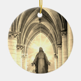 Jesus Ornament mit Bibelverse