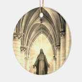 Jesus Ornament mit Bibelverse (Links)
