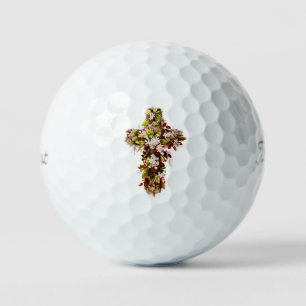 Jesus Ostersonntag Blühende Kreuzung Golfball