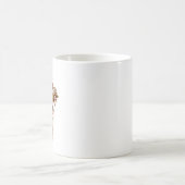 Jesus Ostersonntag Blühende Kreuzung Kaffeetasse (Mittel)