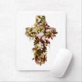 Jesus Ostersonntag Blühende Kreuzung Mousepad (Mit Mouse)