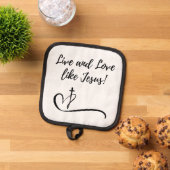 Jesus Oven Mitt und Pot Holder Topflappen (Oben Unten)