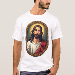 Jesus Palm Seal Vintage Gravur T-Shirt 2
