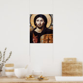 Jesus Pantocrator Icon Poster (Küche)