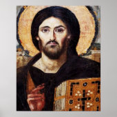 Jesus Pantocrator Icon Poster (Vorne)