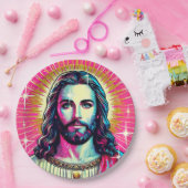 Jesus Papier Teller! Pappteller (Party)