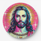 Jesus-Papierteller! Pappteller (Vorderseite)