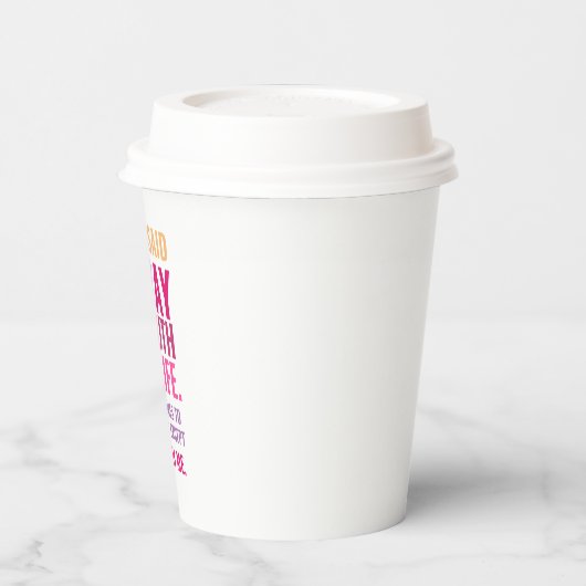 Jesus Pappbecher (Links)