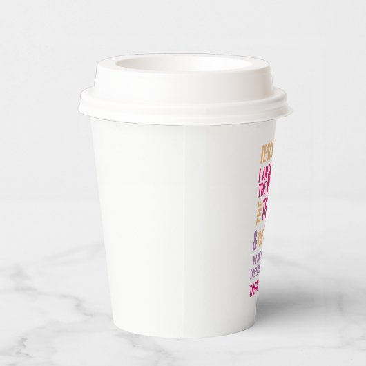 Jesus Pappbecher (Rechts)