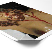 "JESUS' PASSION" Kunstfotografie Poster (Ecke)