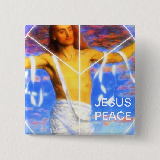 JESUS PEACE BUTTON (Vorderseite)
