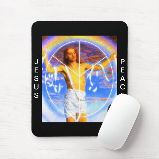 JESUS PEACE MOUSEPAD (Mit Mouse)
