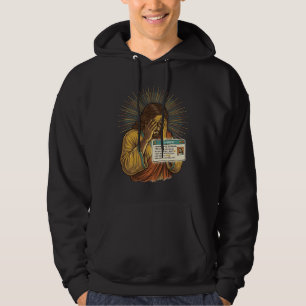 Jesus peinlich berührter Zehnjähriger Status Updat Hoodie