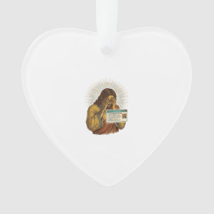 Jesus peinlich berührter Zehnjähriger Status Updat Ornament