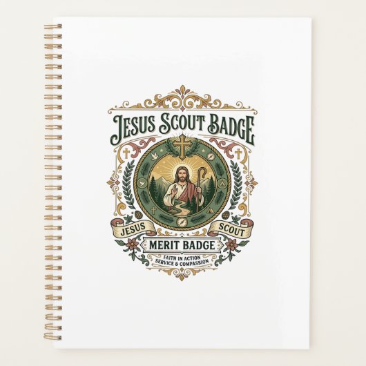 Jesus Pfadfinder Abzeichen Verdienst Abzeichen Jes Planer (Vorderseite)