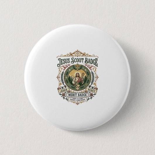 Jesus Pfadfinder Abzeichen Verdienstabzeichen Jesu Button (Vorderseite)