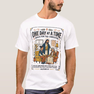 Jesus Pflege alter Eltern Grafik T-Shirt Christi