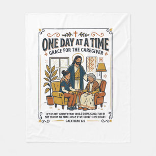Jesus Pflege alter Eltern Grafik T-Shirt Christi Fleecedecke