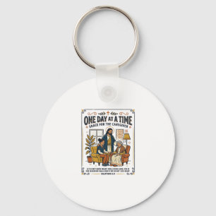 Jesus Pflege alter Eltern Grafik T-Shirt Christi Schlüsselanhänger