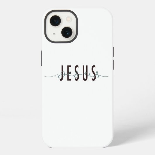 Jesus Phone Case iPhone Hülle (Rückseite)