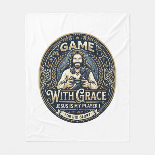 Jesus Pickleball Vintage-Shirt Christliches Grafik Fleecedecke