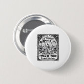 Jesus Pilgerreise Camino Heilige Reise Button (Vorne & Hinten)