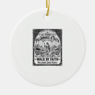 Jesus Pilgerreise Camino Heilige Reise Keramik Ornament