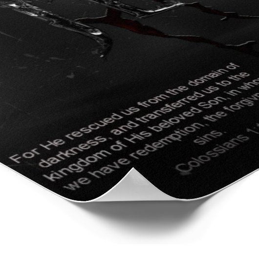 Jesus-Plakat Poster (Ecke)