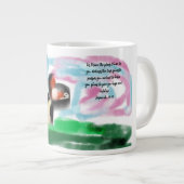 Jesus Plan Jumbo-Tasse (Vorderseite Rechts)