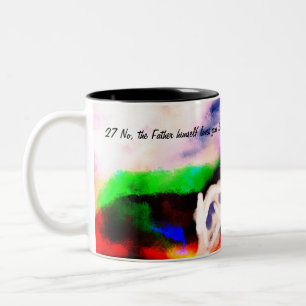 Jesus-Plan Zweifarbige Tasse