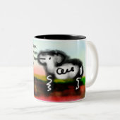 Jesus Plan  Zweifarbige Tasse (VorderseiteRechts)
