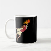 Jesus Playing Bysketbyll Kaffeetasse (Links)