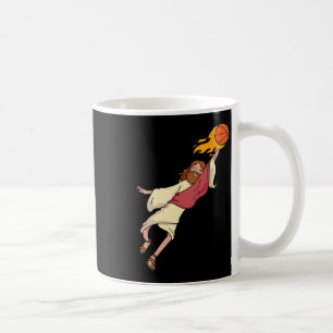 Jesus Playing Bysketbyll Kaffeetasse