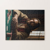 Jesus Playing Poker Puzzle - biblischer Spaß Jigsa (Horizontal)