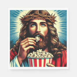 Jesus Popcorn Servietten! Serviette
