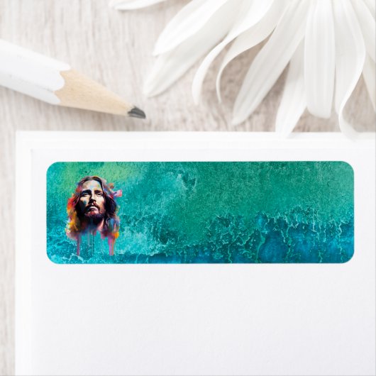 Jesus Portrait Address Labels (Insitu)