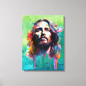 Jesus Portrait Canvas Print Leinwanddruck (Vorderseite)