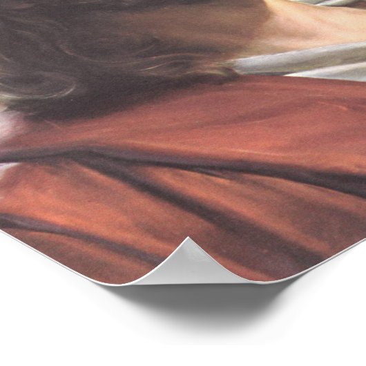 Jesus Portrait Poster (Ecke)