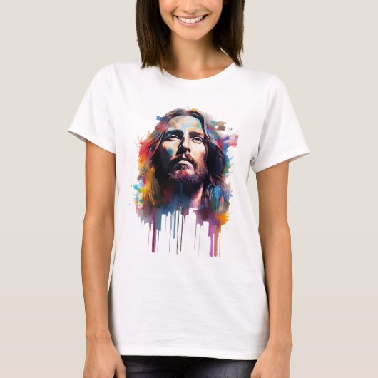 Jesus Portrait T Shirt (Vorderseite)